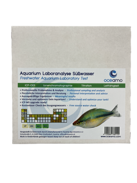 Laboranalyse Süßwasseraquarium